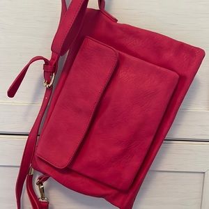 pink clutch or crossbody